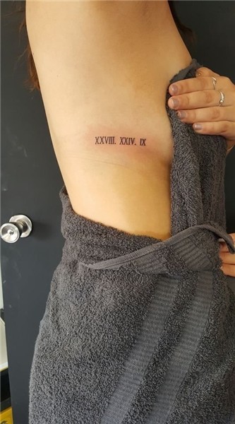 45 Unique Roman Numerals Tattoo That Speaks More Than Just N