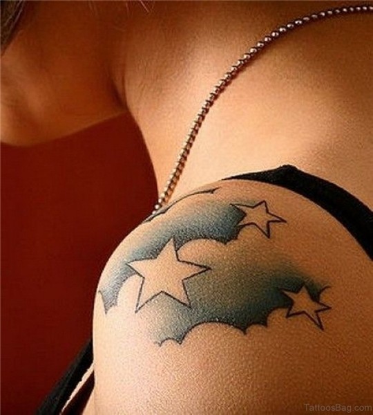 47 Rare Star Tattoos On Shoulder