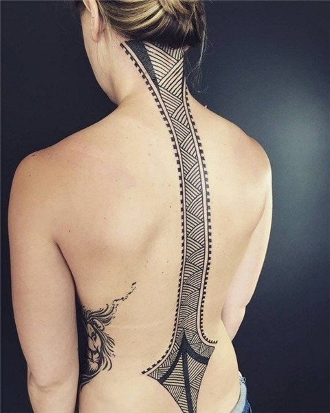 47 Sexy and Alluring Spine Tattoos for 2017