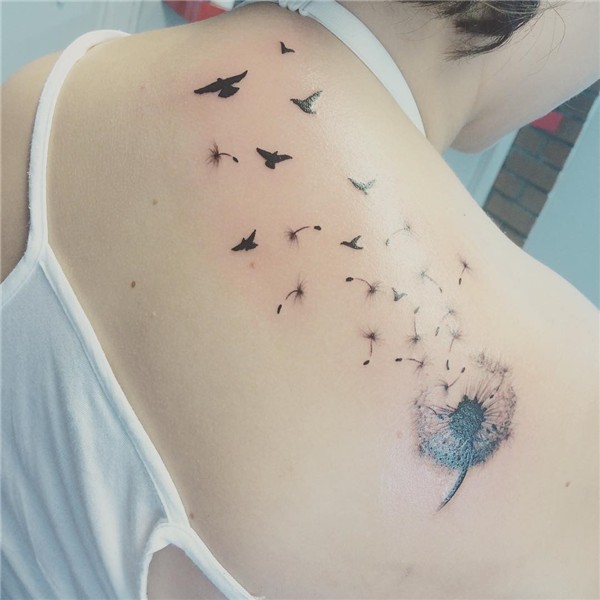 50 Amazingly Beautiful Dandelion Tattoo Ideas To Live For -