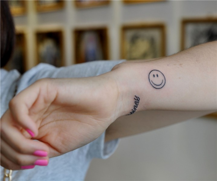 50+ Best Smiley Face Tattoo, Happy Face Tattoo - Zic Life