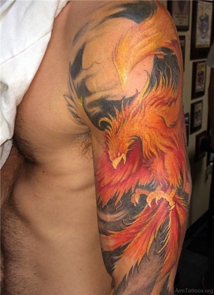 50 Brilliant Phoenix Tattoos For Arm