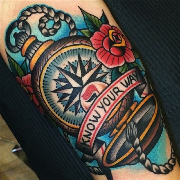 50+ Compass Tattoo Designs That Evoke Your Adventurous Spiri
