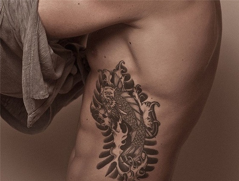 50 Cool Image ideas For Male Rib Tattoos - Body Tattoo Art