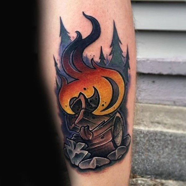 50 Coolest Fire Tattoos Design For Men Burning Body Ink