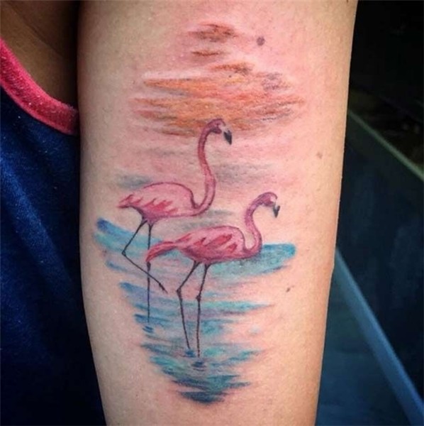 50+ Flawless Flamingo Tattoos - TATTOOBLEND Flamingo tattoo,