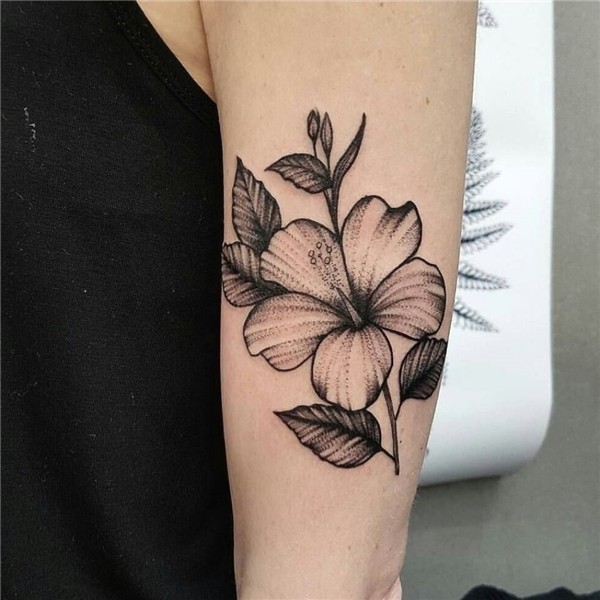 50 Flower Tattoos for Women - Tattoo ideas in 2021 Hibiscus