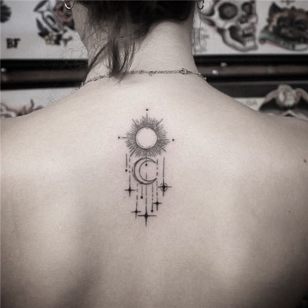 50 Meaningful and Beautiful Sun and Moon Tattoos - KickAss T