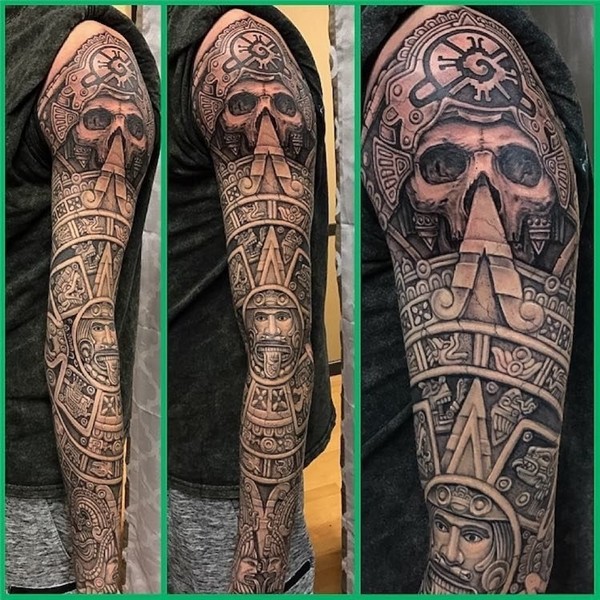 50 Of The Best Aztec Tattoos - Tattoo Insider Aztec tattoo,