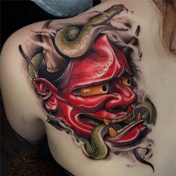 50+ Oni Mask Tattoos: Origins, Meanings & Tattoo Artists Oni