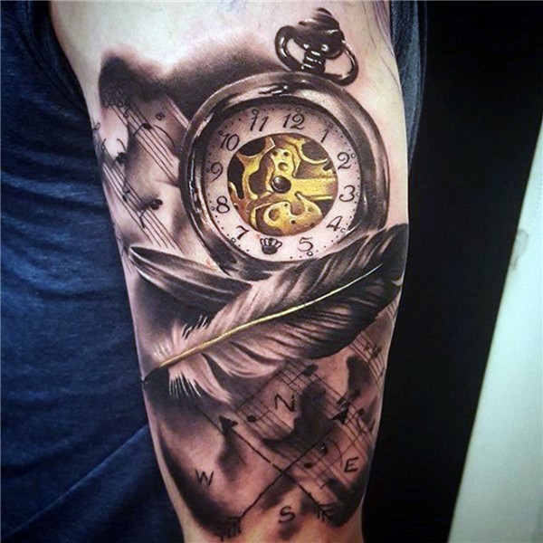 50+ Timeless Pocket Watch Tattoo Design Variations and Their