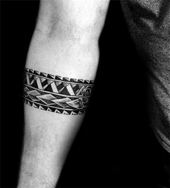 50 Tribal Armband Tattoo Designs für Männer - Männliche Tint