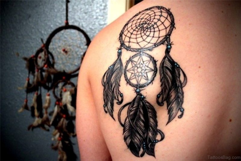 50 Wonderful Dreamcatcher Tattoos On Back