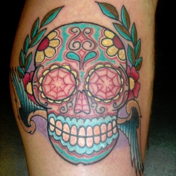50+ Wonderful Sugar Skull Tattoos for Men and Women