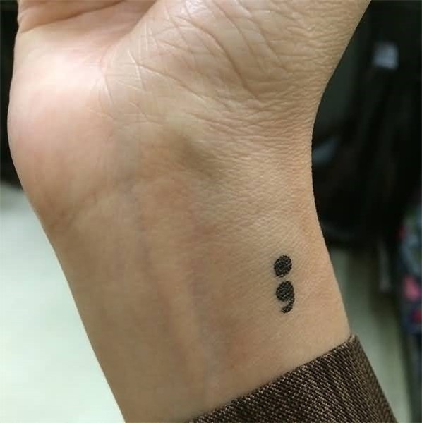 50+ of the BEST Semicolon Tattoo Designs - Tats 'n' Rings
