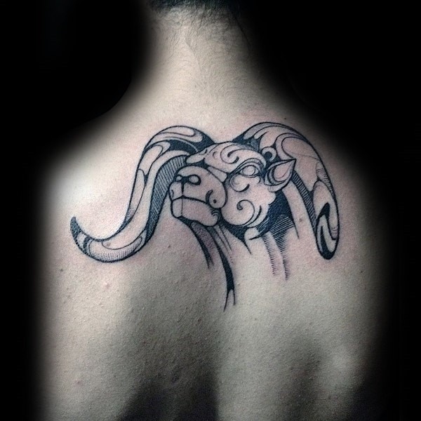 51 Aries Tattoo Designs For Men - Visual Arts Ideas