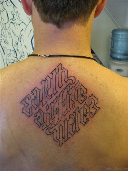 51 Rare Ambigram Tattoos On Back