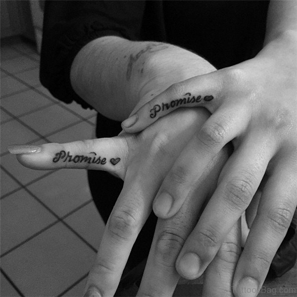 54 Likeable Promise Finger Tattoos
