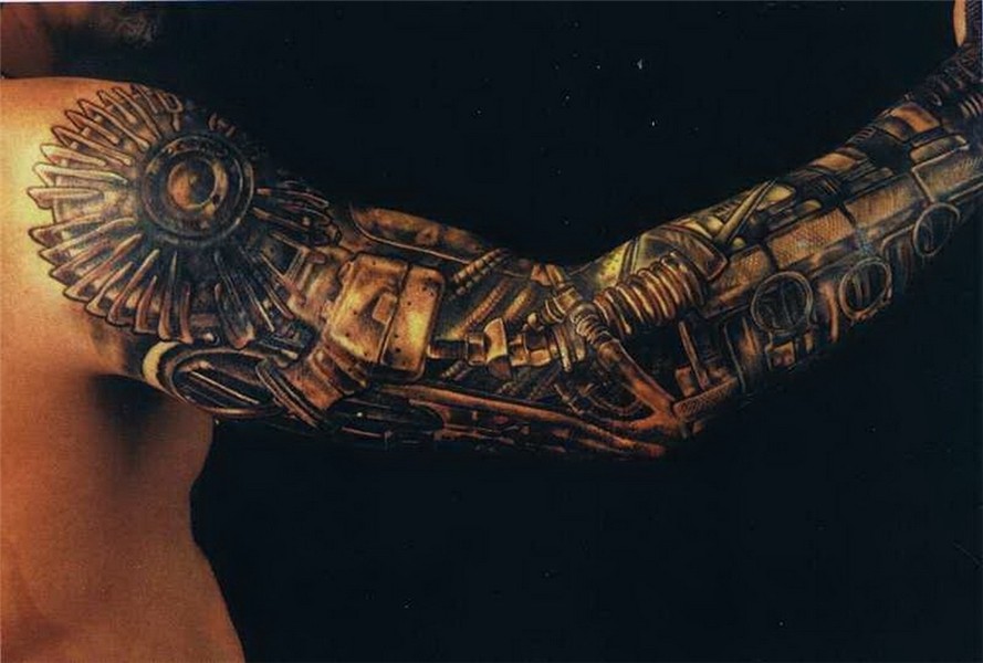 54+ Mechanical Sleeve Tattoos