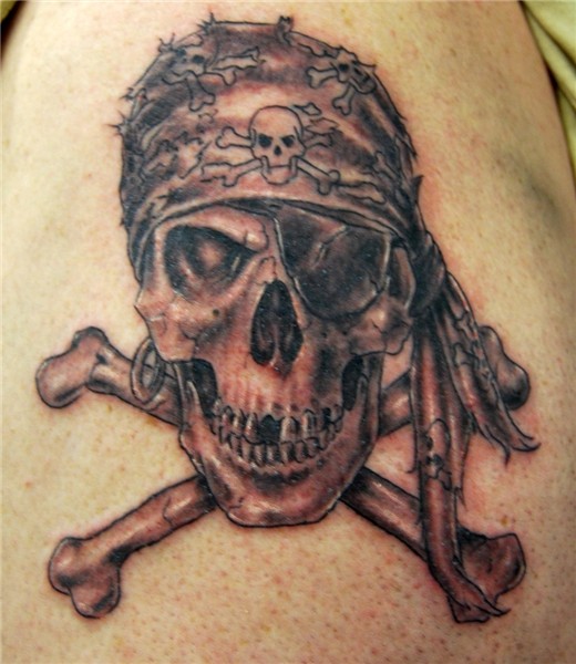 54+ Pirate Skull Tattoos Collection