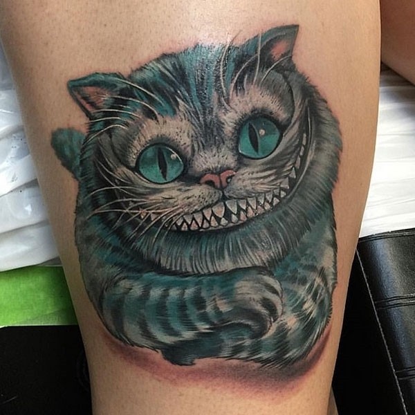 55+ Awesome Cheshire Cat Tattoos