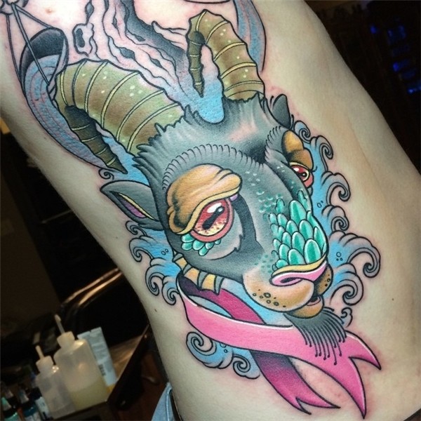 55+ Best Capricorn Tattoo Designs - Main Meaning is... (2019