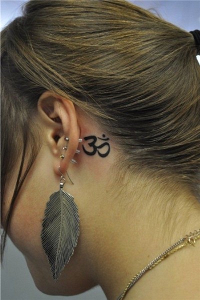 55 Incredible Ear Tattoos Cuded Behind ear tattoo, Ear tatto