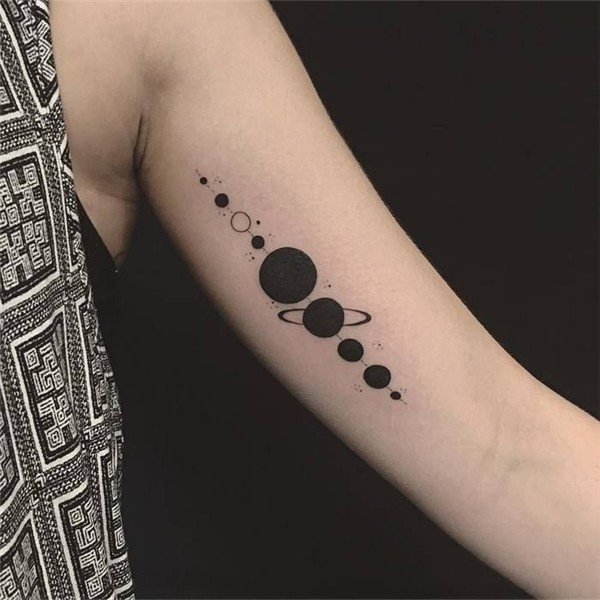 55 Solar System Tattoos Designs that would complement your M
