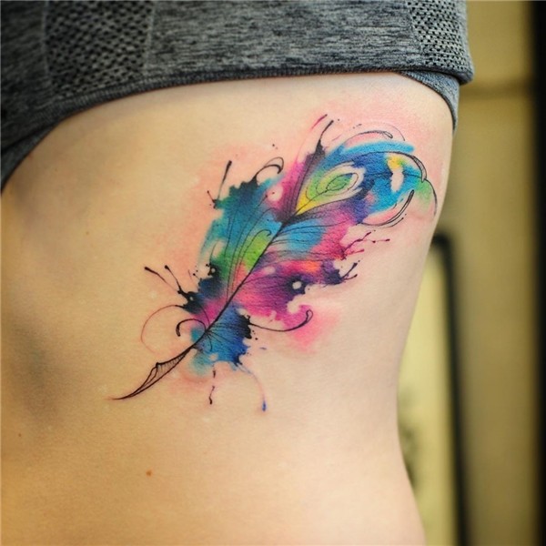 58 Beautiful Watercolor Tattoos Art Ideas - flippedcase
