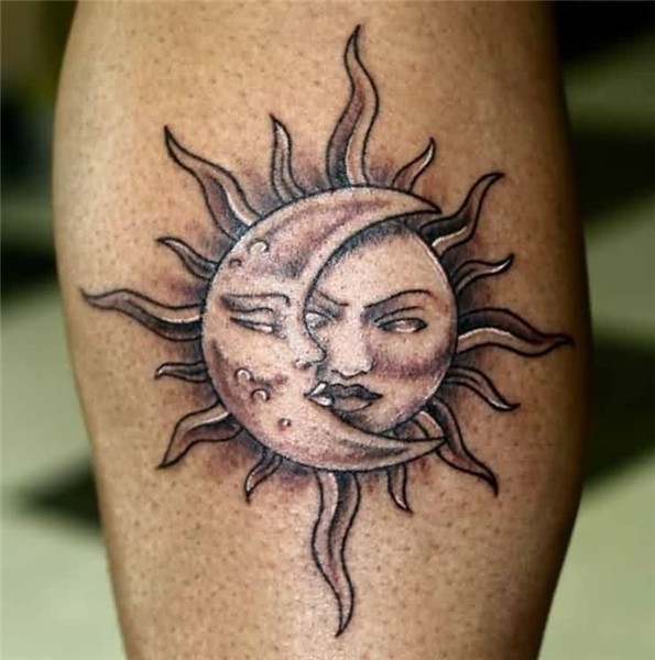 58+ Sun And Moon Tattoos Ideas With Meanings