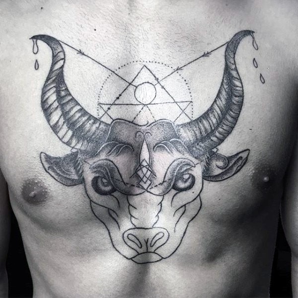 58 Taurus Tattoo Designs For Men - Visual Arts Ideas