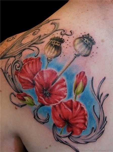 59 Fantastic Poppy Flower Tattoos On Back