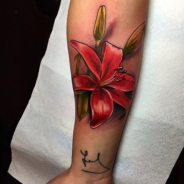60 Brilliant Red Ink Tattoos Designs and Ideas Collection -