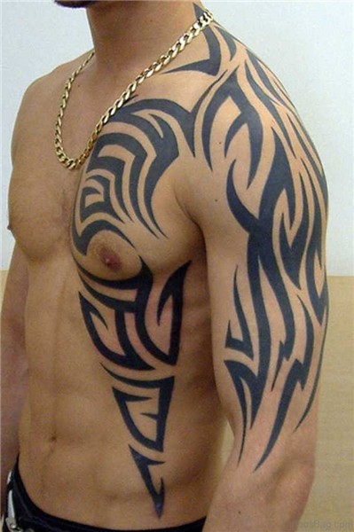 60 Fancy Tribal Tattoos For Rib