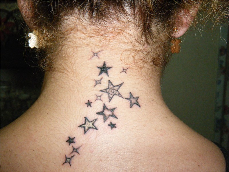 62+ Nice Star Tattoos On Back