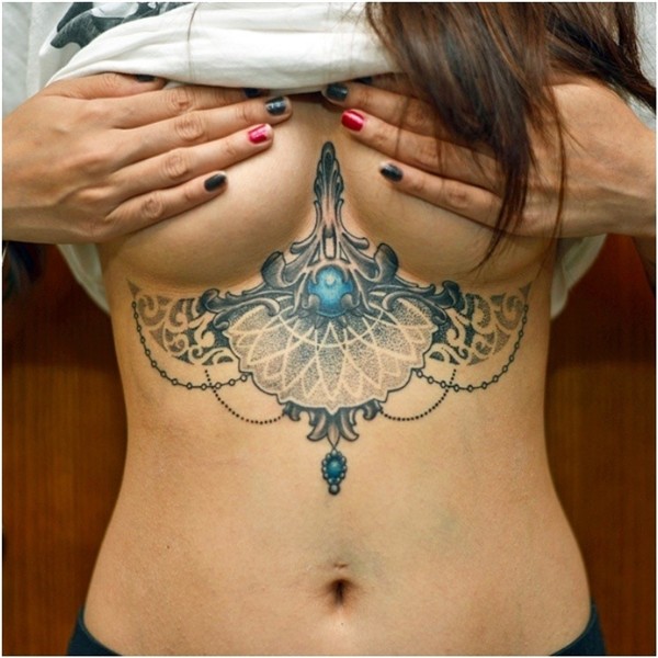 65 Sizzling Under breast Tattoos You'll Drool Over - Page 37