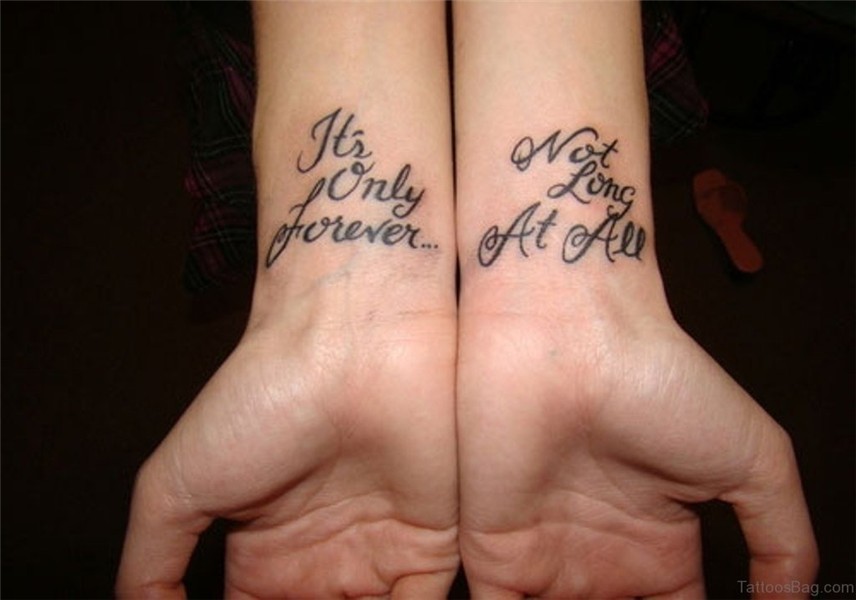 67 Fair Upside Down Tattoos For Wrist