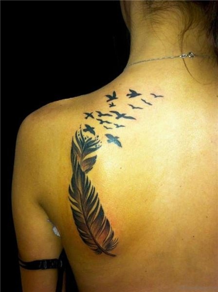 68 Cute Birds Tattoo Designs For Back