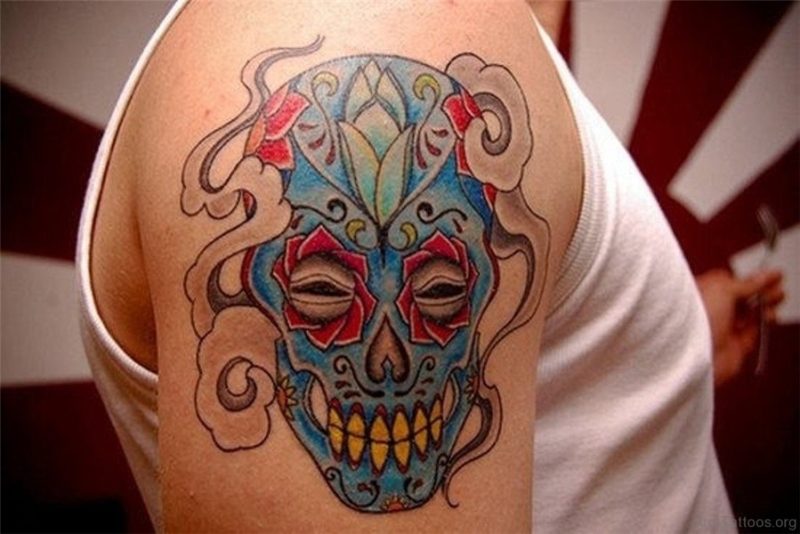 70 Adorable Mask Tattoos On Arm