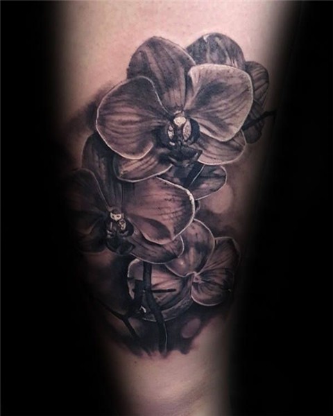 70 Orchid Tattoos For Men - Timeless Flower Design Ideas Orc