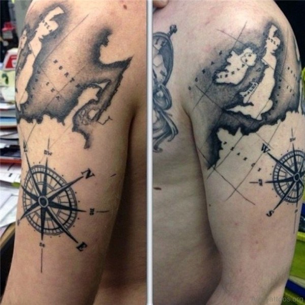 72 Fancy Map Tattoos On Arm