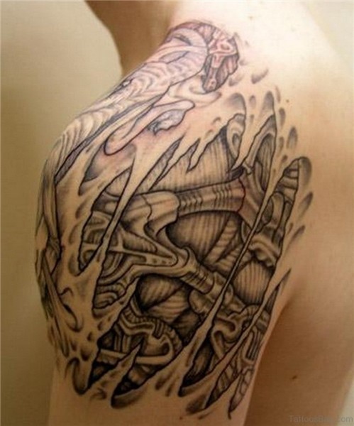 72 Outstanding Dragon Shoulder Tattoos