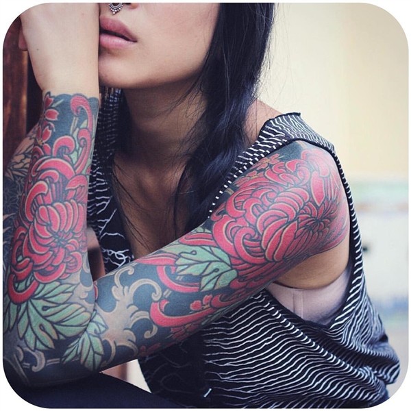 75+ Cool Chrysanthemum Tattoo Designs - Pass Your Message Ac