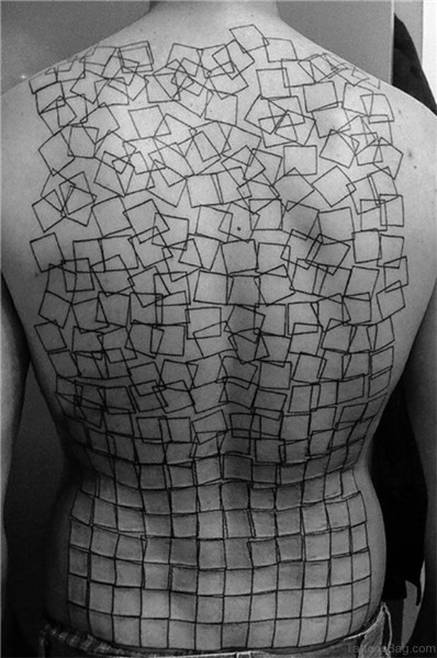 75 Excellent Geometric Tattoos On Back