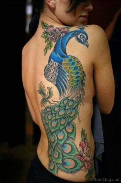 77 Classy Peacock Tattoo On Shoulder
