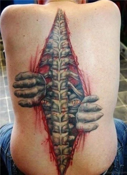 78 Creeptastic Horror Tattoos For Back
