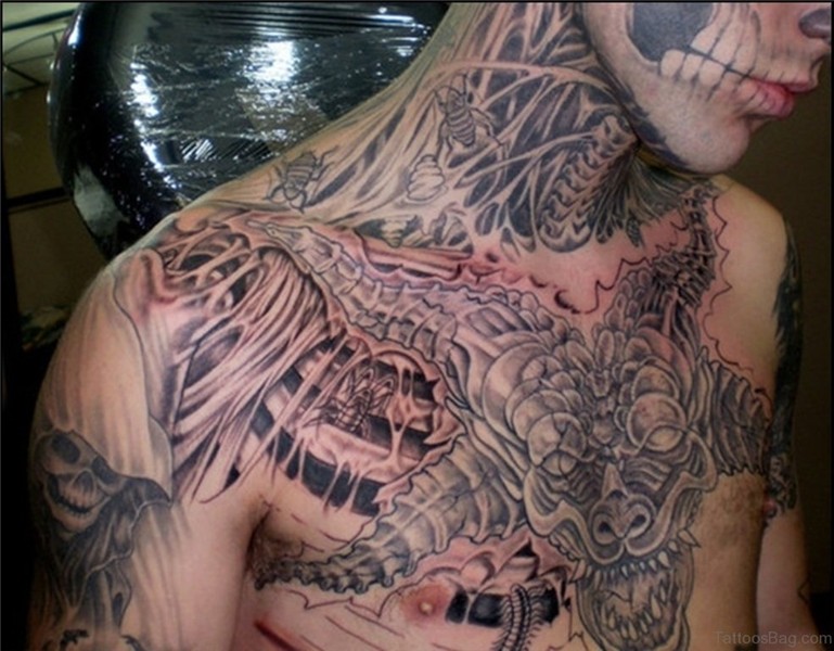 78 Excellent Chest Tattoos