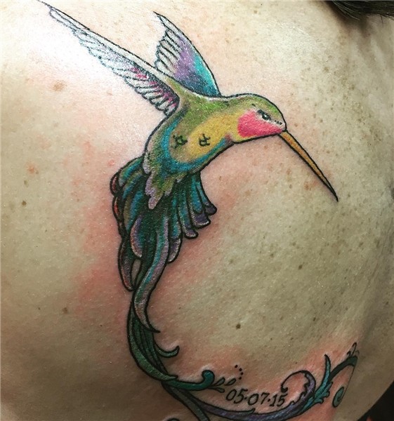 80+ Best Watercolor Hummingbird Tattoo - Meaning and Designs