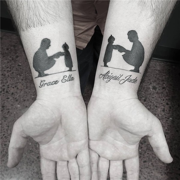 80+ Cute Father-Daughter Tattoos Body Art Guru