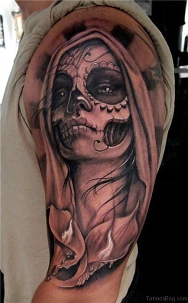 80 New Style Zombie Tattoos For Shoulder